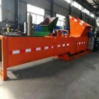 Compacteur de mousse hydraulique à vis 400 vertical, ensemble complet, réducteur de volume de mousse à haut rapport