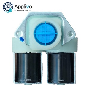 Valvola di Ingresso Acqua Elettrica Durevole FPS180G1 per <span class=keywords><strong>Lavatrice</strong></span>, Elettrovalvola a Doppia Testa 220-240V 50/60Hz Compatibile con Midea Little - Product Image 2