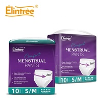 Culottes menstruelles jetables pour la nuit, sous-vêtements post-partum, lingerie féminine en coton biologique, vente en gros