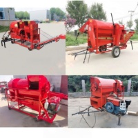 Moissonneuse-batteuse automotrice pour arachides, machine de cueillette d'arachides avec système de ensachage automatique, pour la récolte agricole du maïs et de l'ail