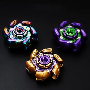 Divertente Fidget Spinner a Punta di Dito Open Armor, Giocattolo Antistress Multifunzione in Metallo CNC per Adulti (18+) e Persone con <span class=keywords><strong>Autismo</strong></span> - Product Image 4