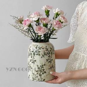 Nuovo vaso in ceramica <span class=keywords><strong>Vintage</strong></span> con motivi floreali in stile Country cinese personalizzato decorazioni Creative per soggiorno - Product Image 5