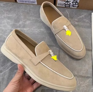 Nuove <span class=keywords><strong>Scarpe</strong></span> da <span class=keywords><strong>Donna</strong></span> in Vera Pelle di Vacchetta, Mocassini Comodi con Stampa, Slip-On per Autunno e Inverno - Product Image 1