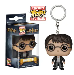 4 cm harpotter Potter Action Figure anahtarlık Dumbledore Luna şekilli kalıp hediye oyuncaklar periferik kolye anahtarlık