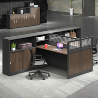 Table d'ordinateur en forme de L moderne personnalisée, ODM/OEM, bureau du personnel, poste de travail, mobilier de bureau convertible