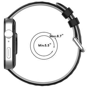 Pour <span class=keywords><strong>Huawei</strong></span> Fit 3 Bracelet de montre léger en TPU double couleur, nouveau bracelet de montre de sport innovant en silicone souple pour <span class=keywords><strong>Huawei</strong></span> Fit 3 - Product Image 5
