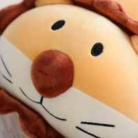 Peluche personnalisée en forme d'animal de la forêt, lion en peluche pour cadeaux