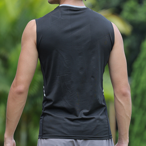 Nouveau débardeur personnalisé noir 2026 pour homme avec logo sur mesure, débardeur élastique d'été pour homme - Product Image 3