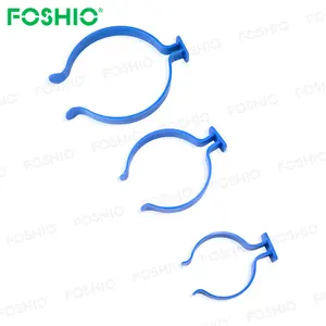 Foshio定制标志Viny夹汽车薄膜卷储物夹和带子蓝色