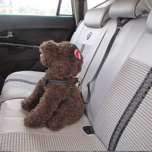 Car Nylon Pet Seat Belt <b>Harness</b> For Dog Travel Safety With Chest Strap Universal Fit - Product Image 1