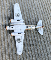 Modelos de Aviones de la Segunda Guerra Mundial 1/144, Bombardero SM.79, Modelo de Avión Italiano Fundido a Presión 1:144, Kits de Modelos de Aviones de Combate de Metal