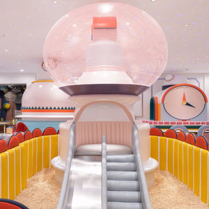 Parque Infantil Interior Temático Sweet Color para Niños, con Tobogán y Piscina <span class=keywords><strong>de</strong></span> Arena, Materiales <span class=keywords><strong>de</strong></span> Esponja/Madera/PVC, para Restaurantes y Uso Familiar (Padres e Hijos) - Product Image 6