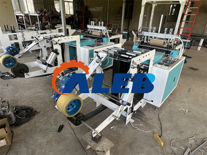 Corte automático do saco e saco de boca plana que faz a <span class=keywords><strong>m</strong></span>áquina com programa Dual Servo Drive PLC - Product Image 2