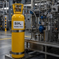 SiH4 Silane 6N de qualité électronique pour le dépôt de films minces par CVD, PECVD, LPCVD en semi-conducteurs, cylindre 10L 44L 47L, fournisseur Si2H6 TCS