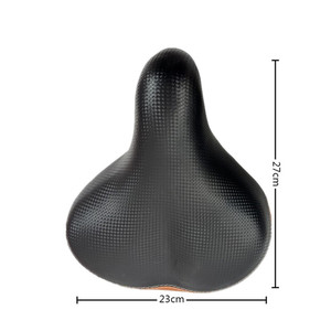 Asiento de Bicicleta Amplio y Cómodo para Bicicletas Comunes, Unisex, para Adultos, Todas las Estaciones, Color Negro - Product Image 2