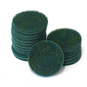 Green Scouring Pad <strong>Abrasive</strong> Round Green Pad Wall Cleaning DIY Craft Surface Cleaning Grinding Polishing <strong>Non</strong> Woven - Product Image 4