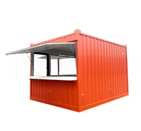 Contenedores para Restaurantes, Tienda Móvil, Contenedor Contemporáneo de 10 pies/20 pies, Bar y Cafetería, Casa Modular Móvil