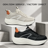 Chaussures de sport performantes pour hommes - Semelle amortissante en EVA, doublure en mesh respirant, fermeture à lacets, légères et logo personnalisable