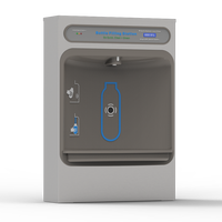 Refroidisseur d'eau mural encastré, distributeur d'eau encastré avec remplisseur de bouteille à capteur IR, sans contact, mains libres