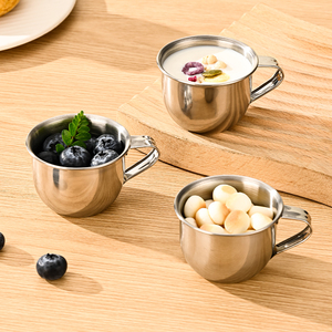 Vaso Infantil Portátil de Acero Inoxidable 304 para Camping, Taza para Leche, Taza Pequeña para Té con Aislamiento Térmico - Product Image 3