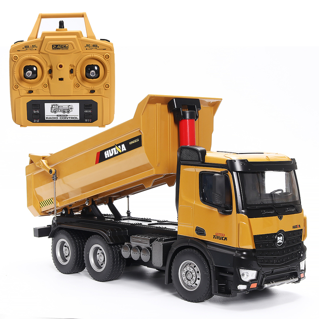 Huina 1582 Metal Alloy RC Construction Car Radio Controlled Excavator Amateur Truck Toy