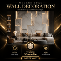 Panel de Pared 3D de PVC Owens King, Tablero Decorativo, Revestimiento de Pared Interior para Sala de Estar, Hotel