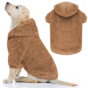Bata de Baño para Perro de Felpa Simple Personalizada de Fábrica, Abrigo con Capucha Cómodo para Invierno y Primavera para <span class=keywords><strong>Perros</strong></span> Pequeños y Medianos - Product Image 3