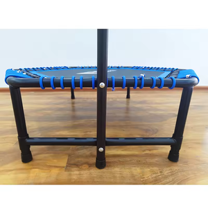 Fitness <span class=keywords><strong>Trampoline</strong></span> 40 pouces Extra Large pliable Fitness Rebounder pour enfants adultes avec poignée de sécurité - Product Image 5