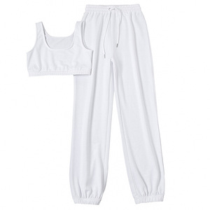 Conjunto Deportivo para Mujer al por Mayor, Cintura Alta, Sin Mangas, Corte Holgado, Ropa Deportiva de Verano, Etiqueta Privada Personalizada - Product Image 4