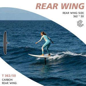 Planche de Wing Foil en Carbone Skinny 362/50 pour la République Dominicaine, Puerto Plata, Cabarete, Kite Beach, stabilisateur de vitesse stable, Freeride Caraïbes - Product Image 1