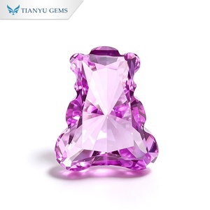 Gemme Colorate Sintetiche a Forma di Orsetto Personalizzate Tianyu Gems - Product Image 3