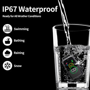 Collar de perro de Carga inteligente con vibración reforzada impermeable de 7 niveles sin función antiladridos a prueba de golpes - Product Image 3