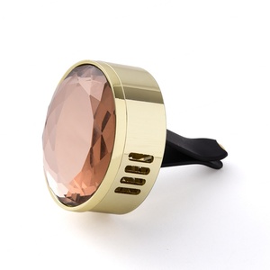 Crystal Customized Logo Gold Plated Air Fresher Custom Scent <b>Car</b> <b>Diffuser</b> - Product Image 6