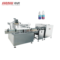 Machine de remplissage et de bouchage rotative pour flacons de gouttes ophtalmiques 5-500 ml, ligne de remplissage automatique pour colle, vernis à ongles et huiles essentielles à vendre