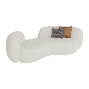 ชุดโซฟาต้อนรับสไตล์ Wabi-Sabi โซฟาโค้งหรูหราเบา B & B สำหรับร้านเสื้อผ้า - Product Image 6