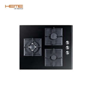 OEM/ODM Burner Gas Cooktop with Cast Iron & Glass Surface for & CE Approved for <b>Kitchen</b> Cooking - Product Image 1