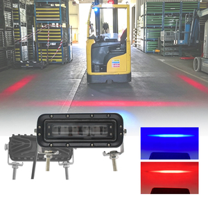 Luz de Trabajo <span class=keywords><strong>LED</strong></span>, Luz de Advertencia de Zona Roja, 30w de Alta Potencia, <span class=keywords><strong>LED</strong></span> <span class=keywords><strong>Osram</strong></span>, Carcasa de Aluminio Fundido, <span class=keywords><strong>Bombillas</strong></span> Aptas para Montacargas y Maquinaria Pesada - Product Image 2