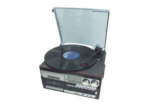 Plateau tournant de cassette en vinyle, haut-parleur, d'enregistrement vocal bluetooth, table tournante, cassette en vinyle - Product Image 4