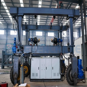 رافعة جسرية متنقلة بإطارات مطاطية بسعة 10 طن و20 طن و40 طن لرفع الحاويات في الموانئ والساحات - Product Image 1