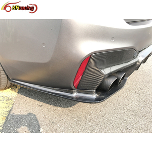 Lame de pare-choc arrière en Fiber de carbone, séparateur de lèvre adapté à la <span class=keywords><strong>BMW</strong></span> série 5 G30, G38, <span class=keywords><strong>M5</strong></span>, <span class=keywords><strong>F90</strong></span>, 2018 — 2019 - Product Image 6