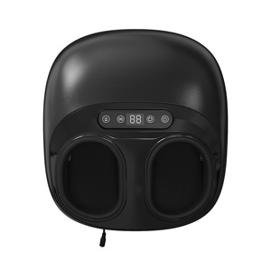 Electric <b>Foot</b> <b>Massager</b> Black Semi-Enclosed With Heat And Kneading For Home Use - Product Image 2
