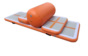IHOMINF Fabrication en gros <span class=keywords><strong>Tapis</strong></span> <span class=keywords><strong>de</strong></span> gymnastique <span class=keywords><strong>gonflable</strong></span> en PVC pour entraînement avec pompe à air Piste <span class=keywords><strong>de</strong></span> tumbling <span class=keywords><strong>gonflable</strong></span> pliable - Product Image 2