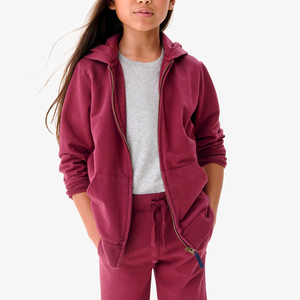 Vêtements pour enfants en gros 2023, haut sans manches en coton, <span class=keywords><strong>gilet</strong></span> respirant à fermeture éclair pour garçon, veste de couleur unie, sweat à capuche personnalisé pour enfants - Product Image 5
