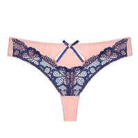 Culottes sexy transparentes en dentelle pour femmes, string en nylon à entrejambe ouvert, taille basse, couleur unie, nouveauté usine