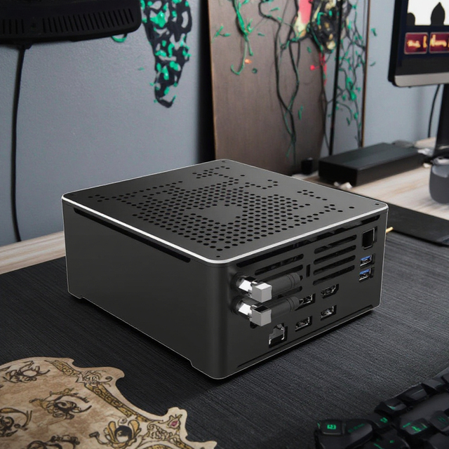 New 10th Gen Intel Nuc Mini PC with Xeon E-2276M 6 Core I5 2 Lan Win10 2*DDR4 2*M.2 NVME AC WiFi 4K DP HD Gaming-6 Core I5 HDD