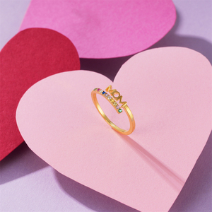 แหวนเงินแท้ S925 ประดับเพชรซิคอนหลากสีสัน ดีไซน์สวยหรูจาก CANNER Custom Fine Jewelry สำหรับคุณแม่ เป็นของขวัญวันแม่ - Product Image 2