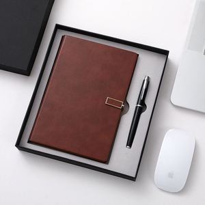 Set de Regalo Corporativo de Lujo con Logotipo Personalizado, Regalo para el Día del Maestro, Cuaderno A5 de PU + Caja para Tarjetas de Visita + Bolígrafo - Product Image 3