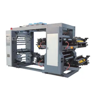 Taiwan Quality 2 4 6 8 Single Color Stack CI Flexographic High Speed Flexo Printing Machine Manufacturers
