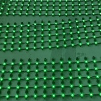 Iluminación de Fachadas SHLED P40 P50 P80 P100, Pantalla LED de Malla para Exteriores Programable