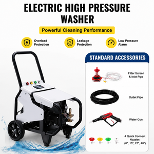 RYP 12L/min 380V Rubbish <strong>Bin</strong> <strong>Cleaner</strong> 2.2Kw Electric Jet Washer High-Pressure Home for Car Wash - Product Image 2